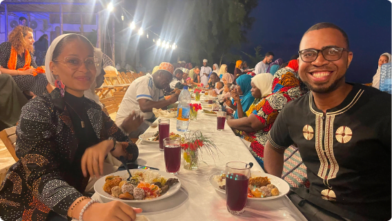 Dinner at Karibu Assalam